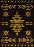 United Weavers Of America Affinity Collection Teton Heavyweight Heatset Olefin Rug, 1Feet 10Inch By 3Feet, Brown