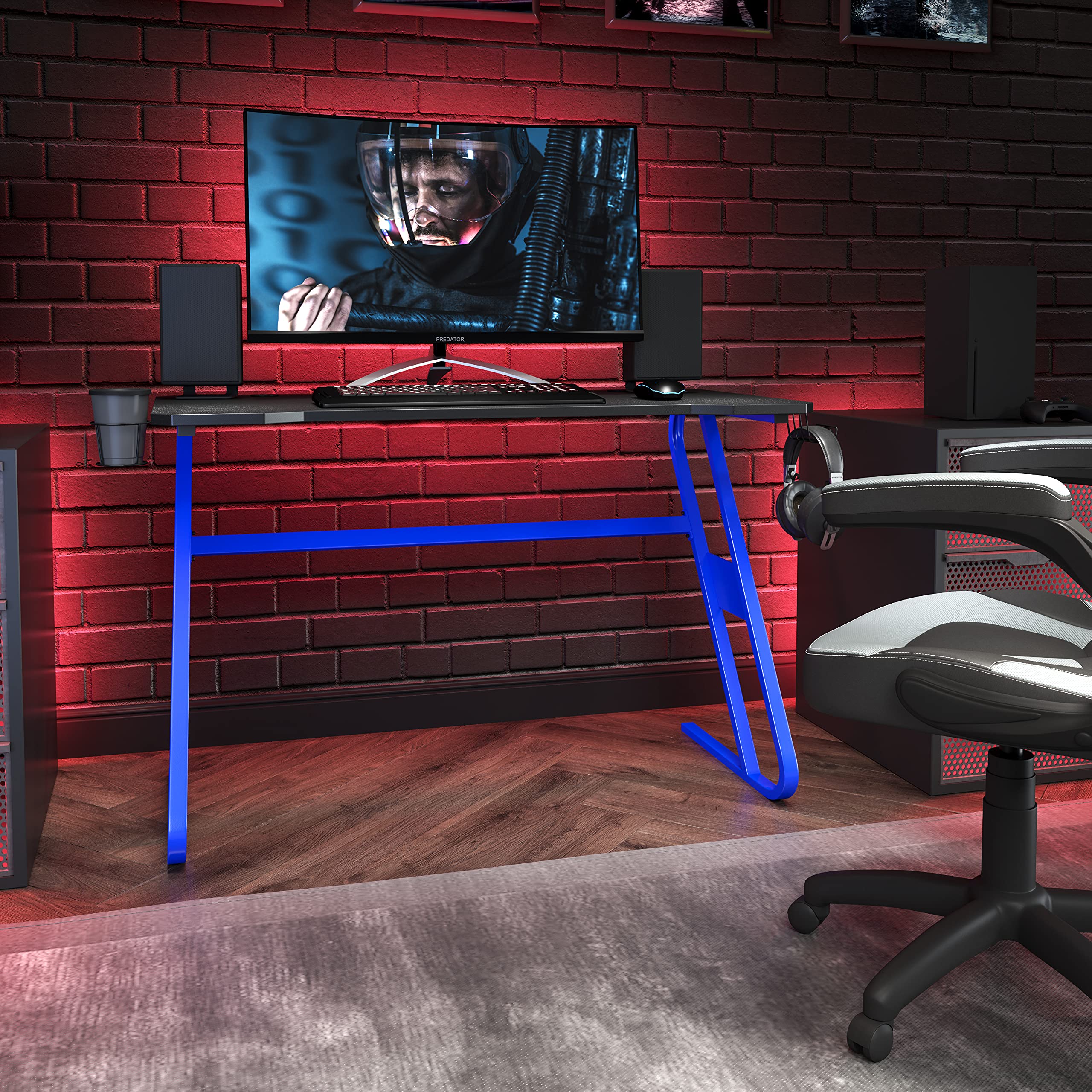 Flash Furniture Fisher Gaming Desk - Thumbnail 3