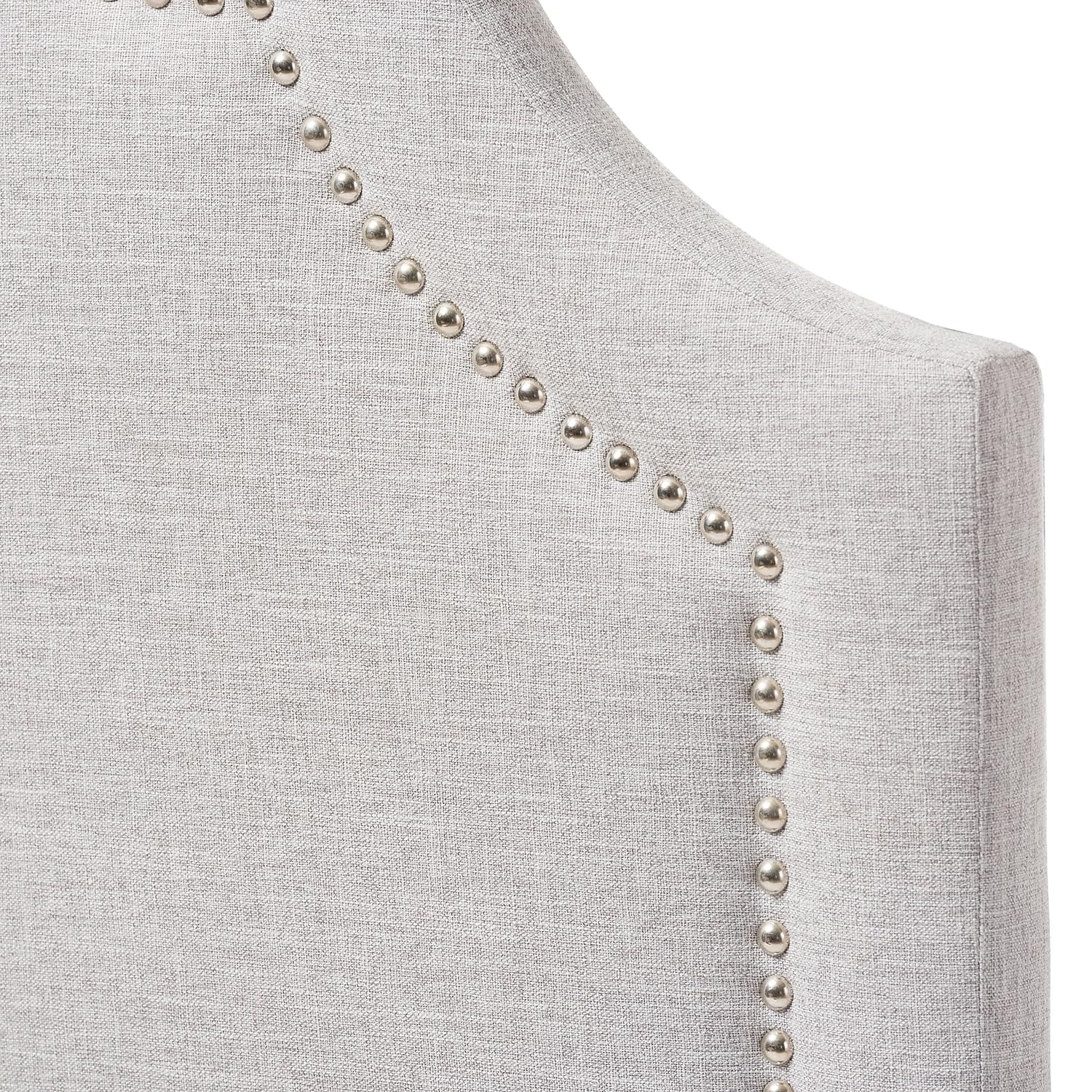 Baxton Studio Rita Twin Fabric Headboard, 38.81-inch W x 2.34-inch D x 25.74-inch H, Greyish Beige (125-6985-HiT)