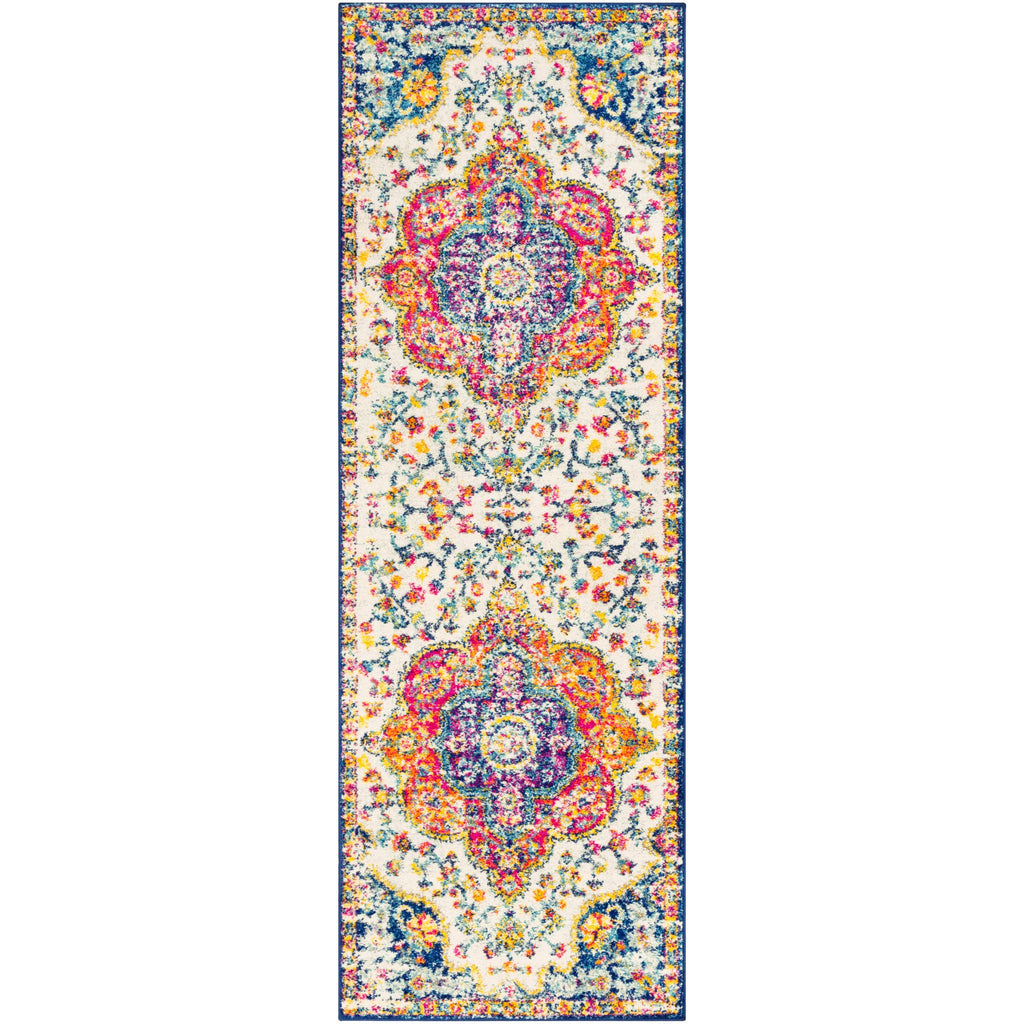 Livabliss Romaine Vintage Medallion Runner Area Rug,2'7'' X 7'6'',Orange