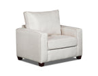 American Furniture Classics Relay Linen Upholstered Chair, Soft Washed Cream Tweed