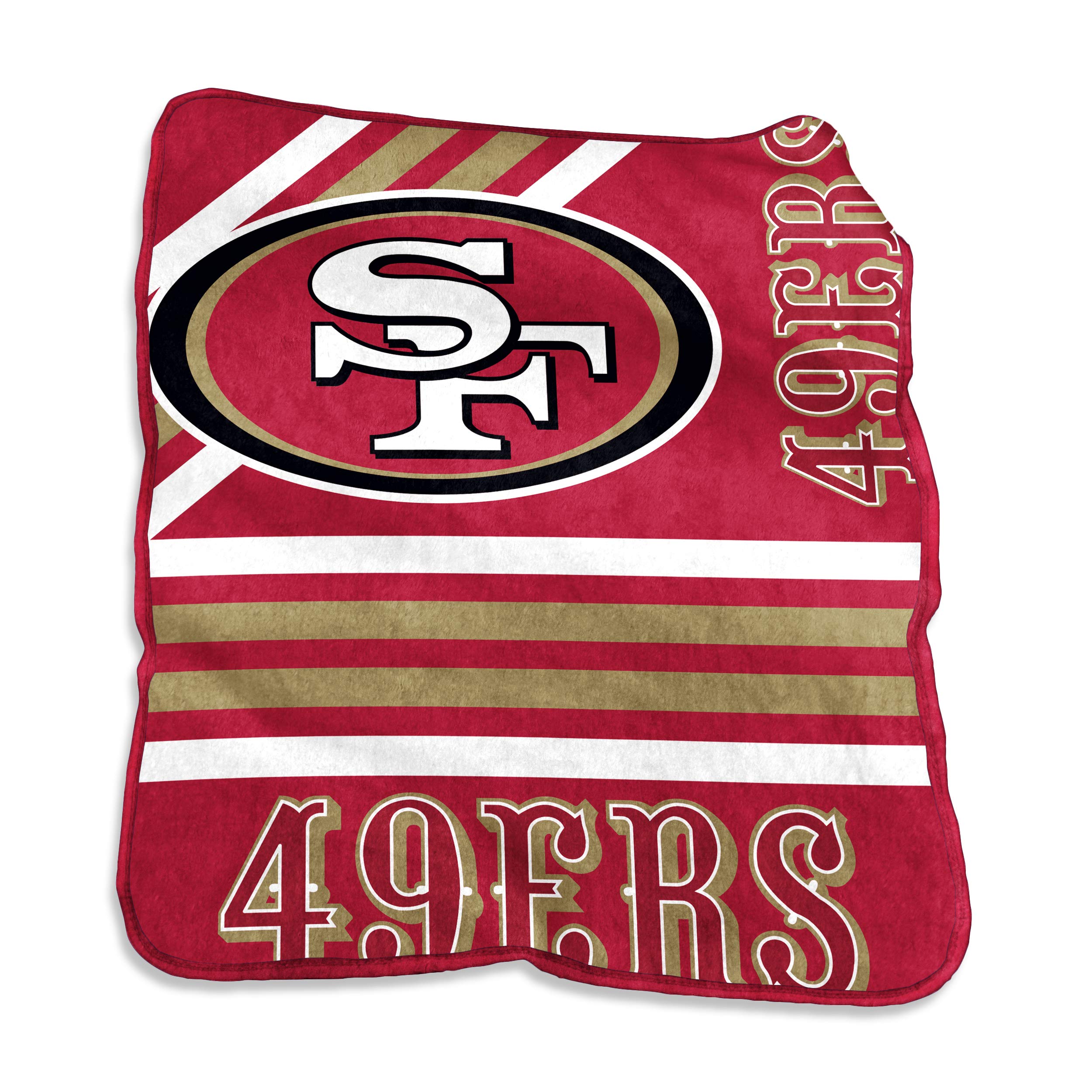 San Francisco 49Ers Blanket 50X60 Raschel Throw