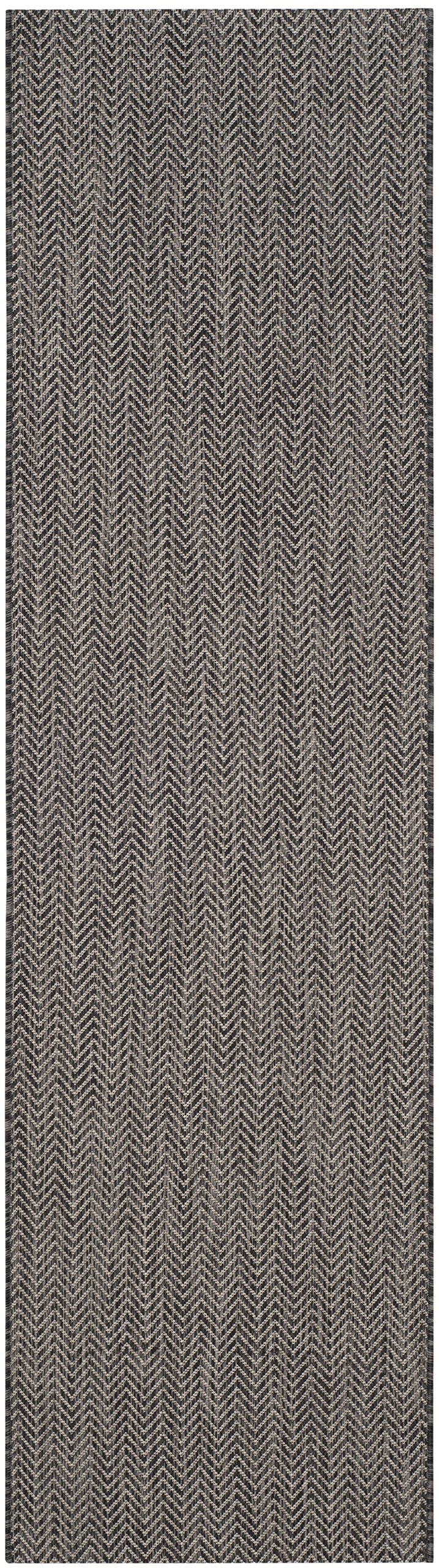 Safavieh Courtyard Collection 2'3' X 16' Black/Beige Cy8022 Indoor/ Outdoor Patio Backyard Mudroom Runner Rug