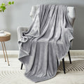 Dreamnine Extra Soft Plush Fleece Throw Blanket For Couch Sofa 50'' X 60'', Decorative Solid Lightweight Velvet Blanket For Chai