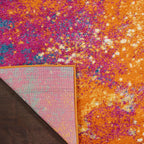 Nourison Passion Sunburst 3'9'' X 5'9'' Area-Rug, Modern, Abstract, Easy-Cleaning, Non Shedding, Bed Room, Living Room, Dining R