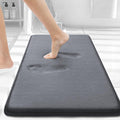 Smiry Memory Foam Bath Mat 30 x 20, Extra Soft Absorbent Bathroom Rugs Non Slip Bath Rug Runner for Shower Bathroom Floors, Dark