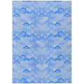 Addison Rugs Surfside ASR32 Blue 5 x 76 Indoor Outdoor Area Rug, Easy Clean, Machine Washable, Non Shedding, Bedroom, Living R