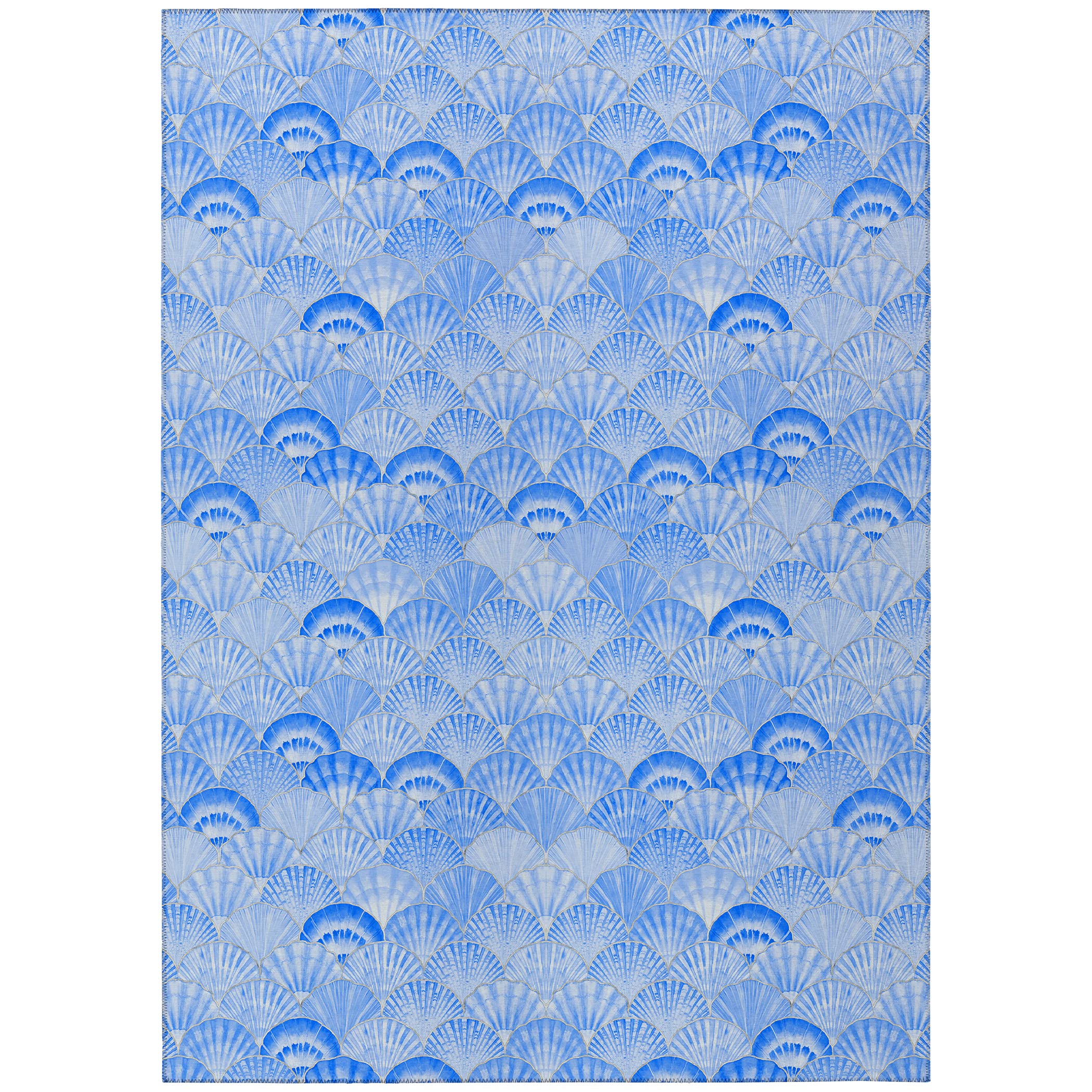 Addison Rugs Surfside ASR32 Blue 5 x 76 Indoor Outdoor Area Rug, Easy Clean, Machine Washable, Non Shedding, Bedroom, Living R