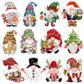 48 Pcs Christmas Gnome Cutouts Christmas Bulletin Board Decorations Classroom Winter Holiday Cut-Outs Decor Home School Christma