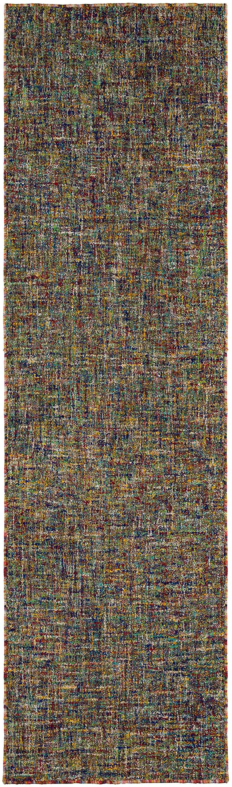 Addison Rugs Winslow Awn31 Multi 2’3" X 7’6" Rectangle Soft Wool Blend Runner Rug, Durable, Handmade, Bedroom, Entryway, Laundry Room, Living Room, Dining Room, Kitchen Rug