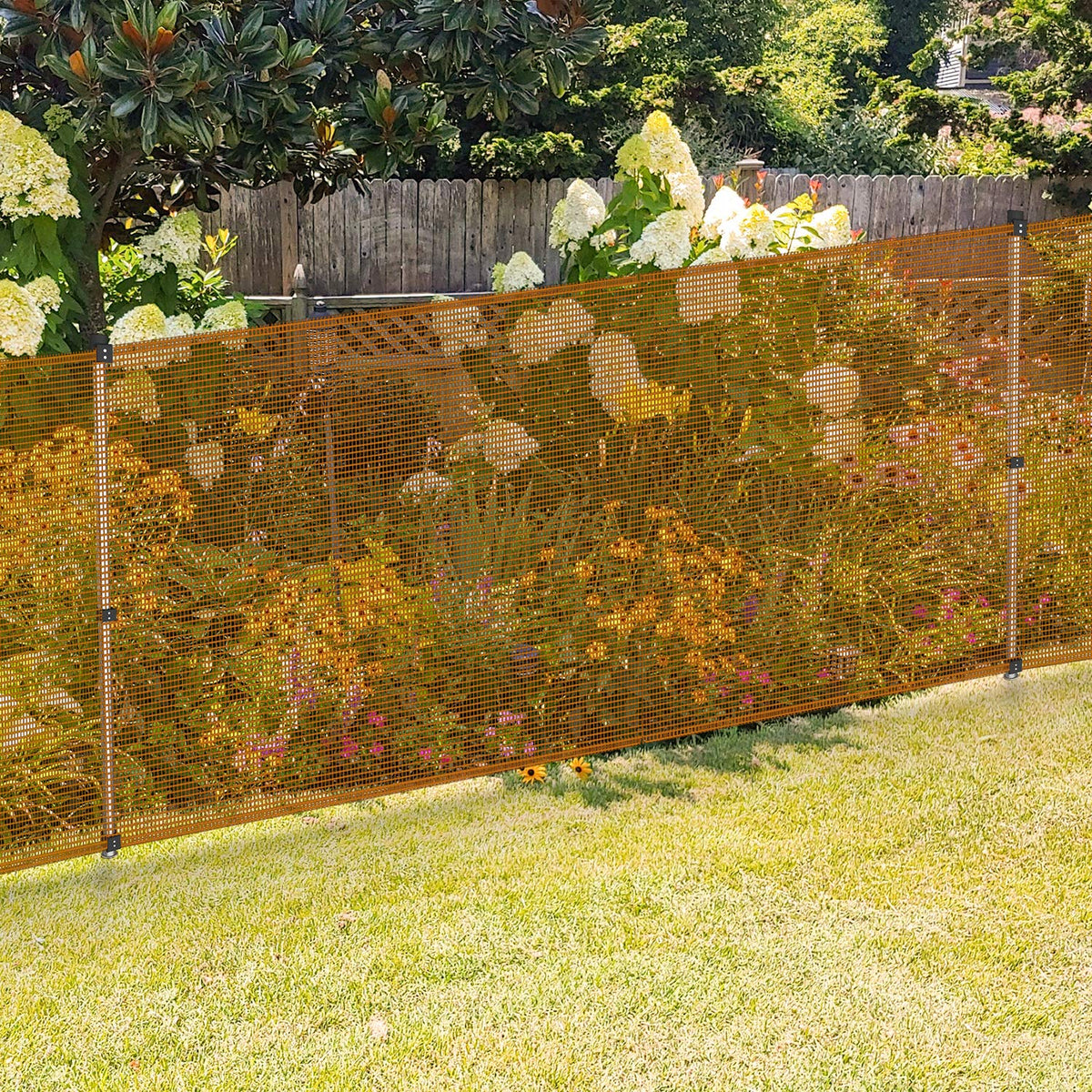 E&K Outdoor Fence Screen For Veggie Garden Backyard Chicken Yard Mesh Net Safety Fence Barrier For Dogs Rabbits Puppy Balcony De
