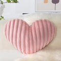 Aels Heart Shaped Pillow, 20 Inches Heart Decorative Throw Pillows, Faux Fur Love Pillows Cute Pillow, Valentines Day Decoration