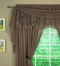 Today'S Curtain Emelia Original Voile Scarf 216', Taupe, 45' W X 216' L