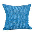 Blazing Needles Square Polyester Jacquard Throw Pillow, 17", Banyan Skippe
