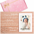 Sioial Godmother Proposal Gift-Will You be my Godmother-Picture Frame Gift-Godmother Photo Frame Keepsake From Godchild-Baptism 