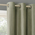 Sun Zero Scarlett 2-Pack Pleated Velvet Noise Reducing Blackout Grommet Curtain Panel Pair, 40 x 84, Sage Green