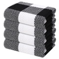 Mordimy 100% Cotton Waffle Weave Kitchen Towels, 13 x 28 Inches, Super Soft and Absorbent Buffalo Check Dish Towels for Drying D