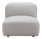 Zuo Biak Middle Chair Gray