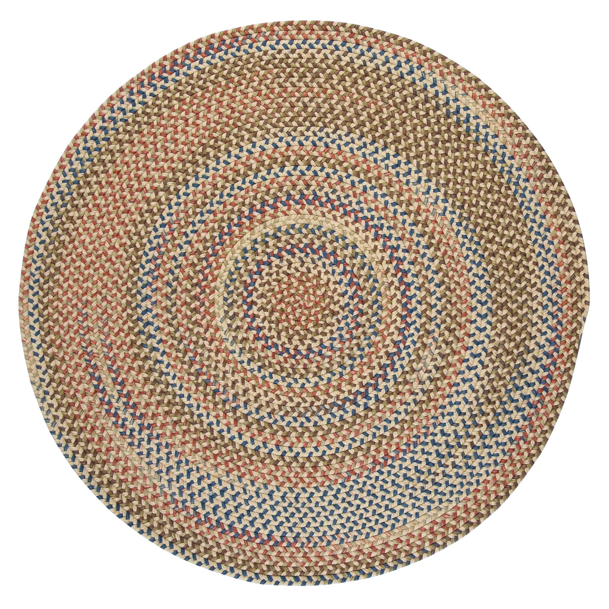 Cedar Cove Polypropylene Braided Round Rug, 12-Feet, Natural