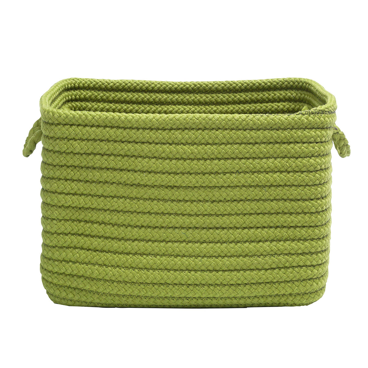 Colonial Mills Modern Farmhouse Home Basket, 12&quot;X8&quot;X10&quot;, Pea Green