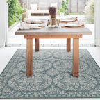 Fh Home Flat Woven Outdoor Rug - Waterproof, Easy To Clean, Stain Resistant - Premium Polypropylene Yarn - Farmhouse - Porch, De