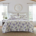 Laura Ashley Home  Keighley Collection  Quilt Set  100% Cotton, Reversible, Lightweight Bedding with Matching Sham(s), PreWa