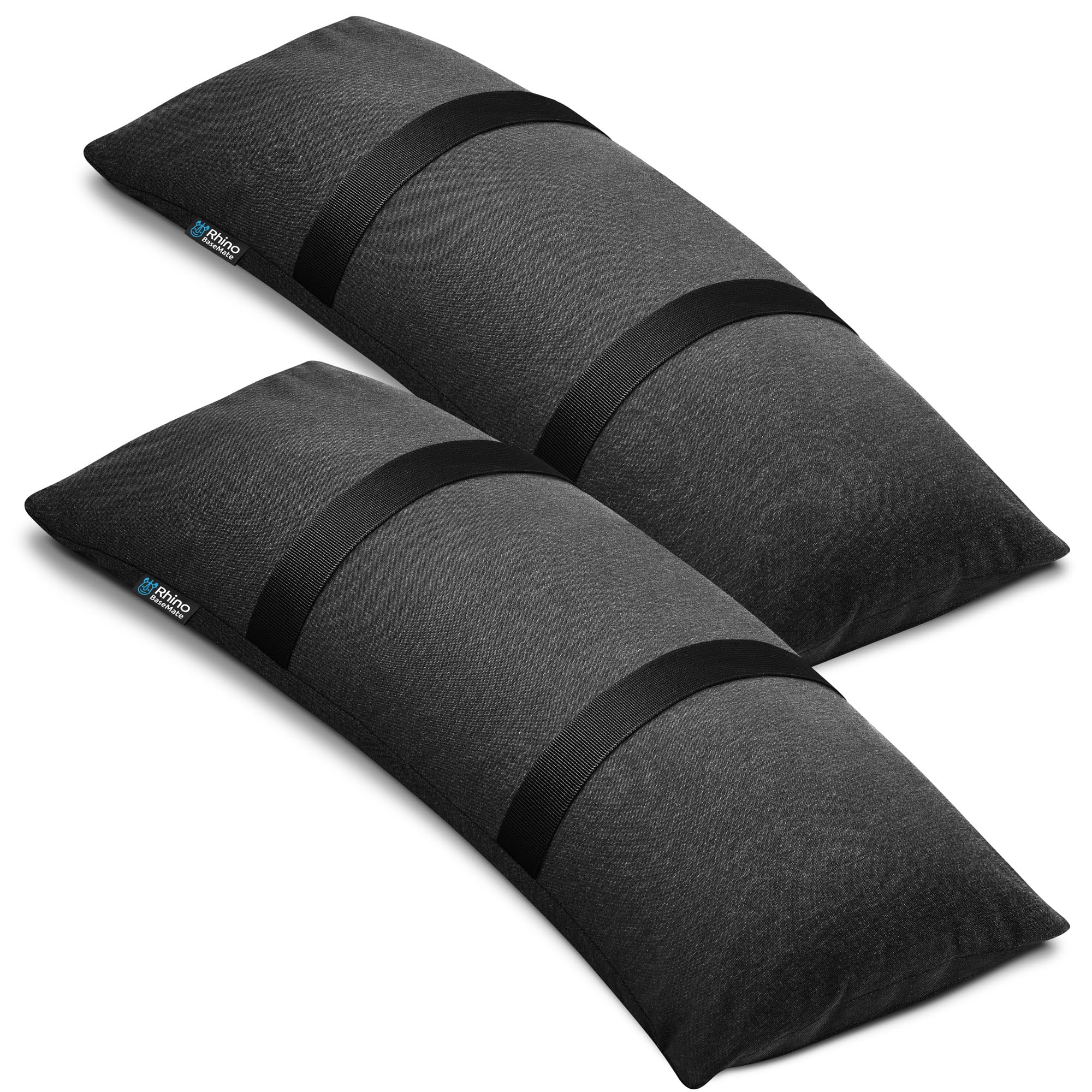 Basemate Umbrella Base Weights | Outdoor Fillable Sand Bags For Weight | Weatherproof Patio Furniture Weights | 2 Sandbags For 4
