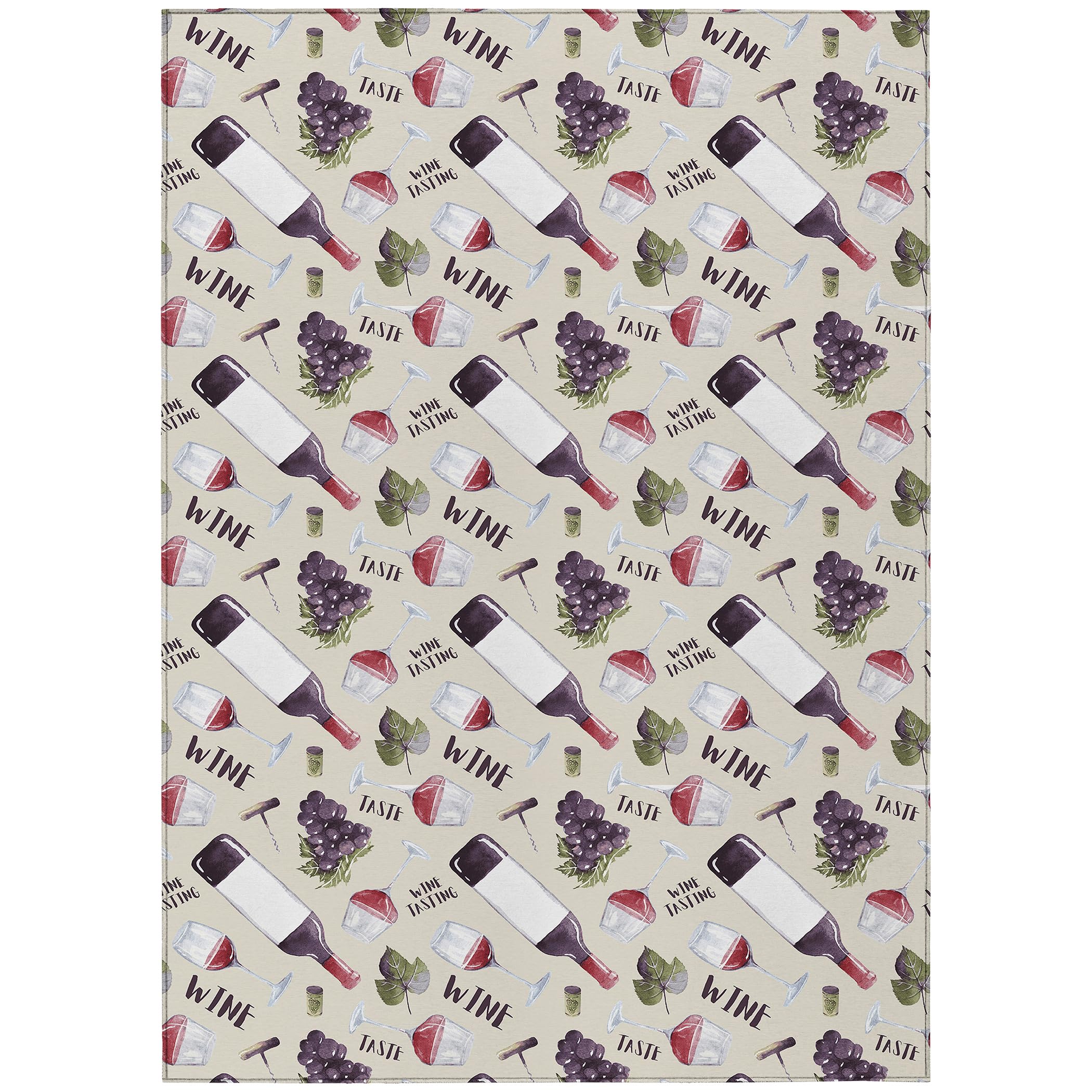 Dalyn Rugs Kendall Ke14 Ivory 8' X 10' Indoor Outdoor Area Rug, Easy Clean, Machine Washable, Non Shedding, Bedroom, Living Room, Dining Room, Kitchen, Patio Rug