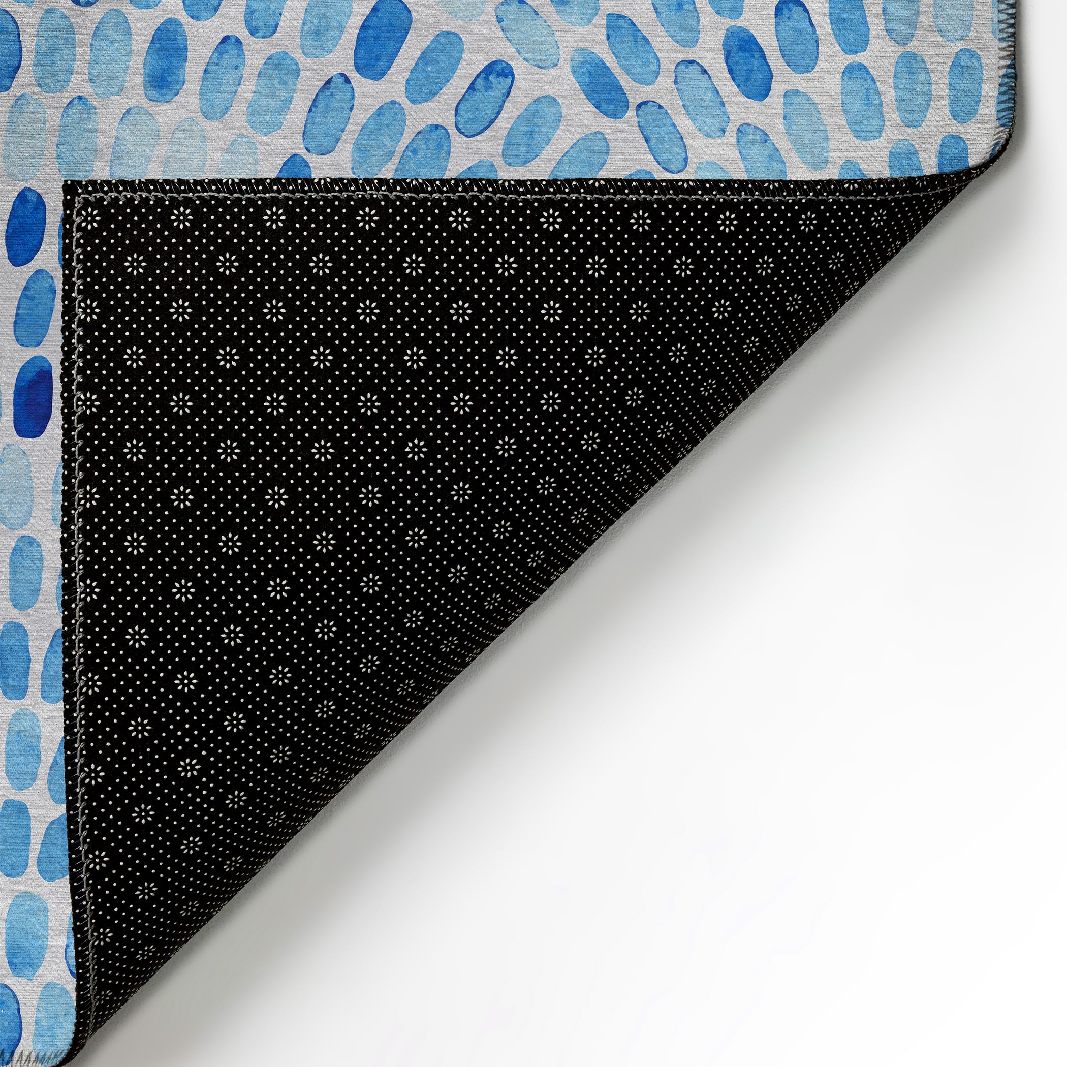 Addison Rugs Surfside Asr37 Blue 8' X 10' Indoor Outdoor Area Rug, Easy Clean, Machine Washable, Non Shedding, Bedroom, Living R
