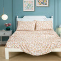 Chezmoi Collection Winika 3-Piece Floral Bed Sheet Set - Multicolor Pink Red Green Gray Floral Flowers Printed Microfiber 14-Inc