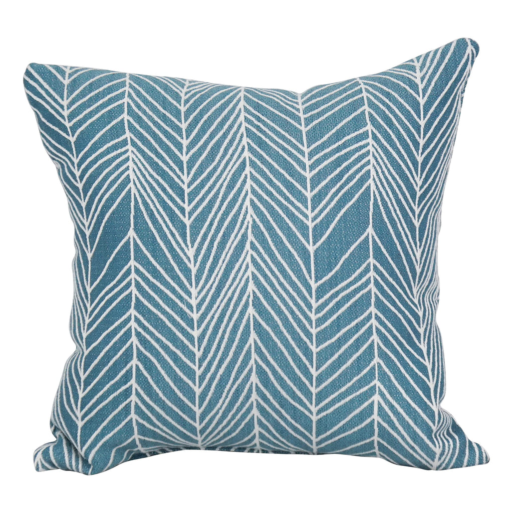 Blazing Needles Square Polyester Jacquard Throw Pillows, 17", Demeter Caspia 2 Count