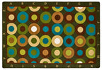 Alphabet Calming Circles 6' x 9' Rectangle