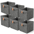 JOUTYFOR 6 Pcs Storage Cubes Fabric Cube Storage Bin, 9 x 9 x 10 inch Cloth Cube Storages Bins, 12 L Foldable Foldable Fabric St