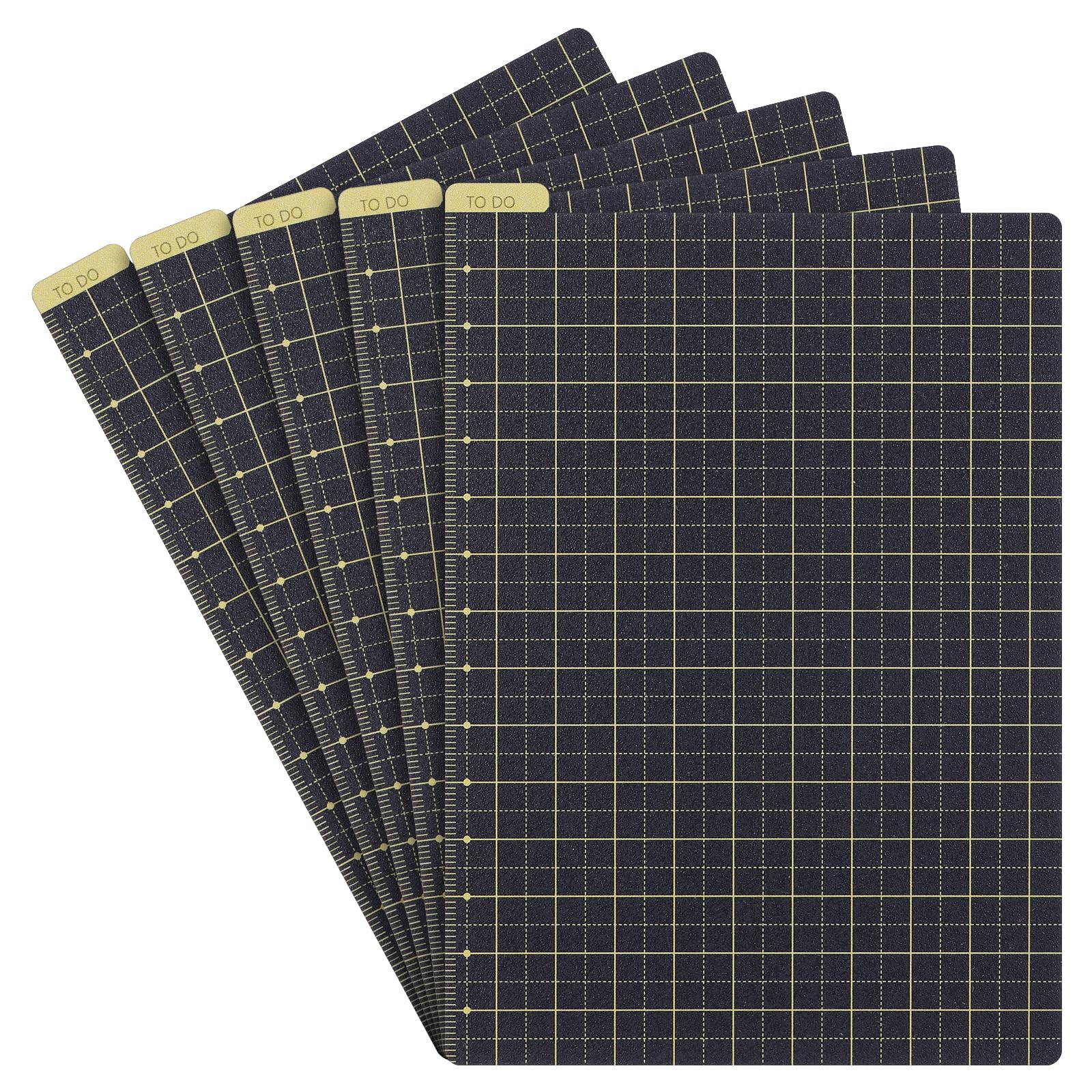 Thenshop 5 Pack A6 Pencil Board 105 X 150 Mm Reusable Notebook Accessory Compatible With Hobonichi Techo, Midori Md, Rhodia And