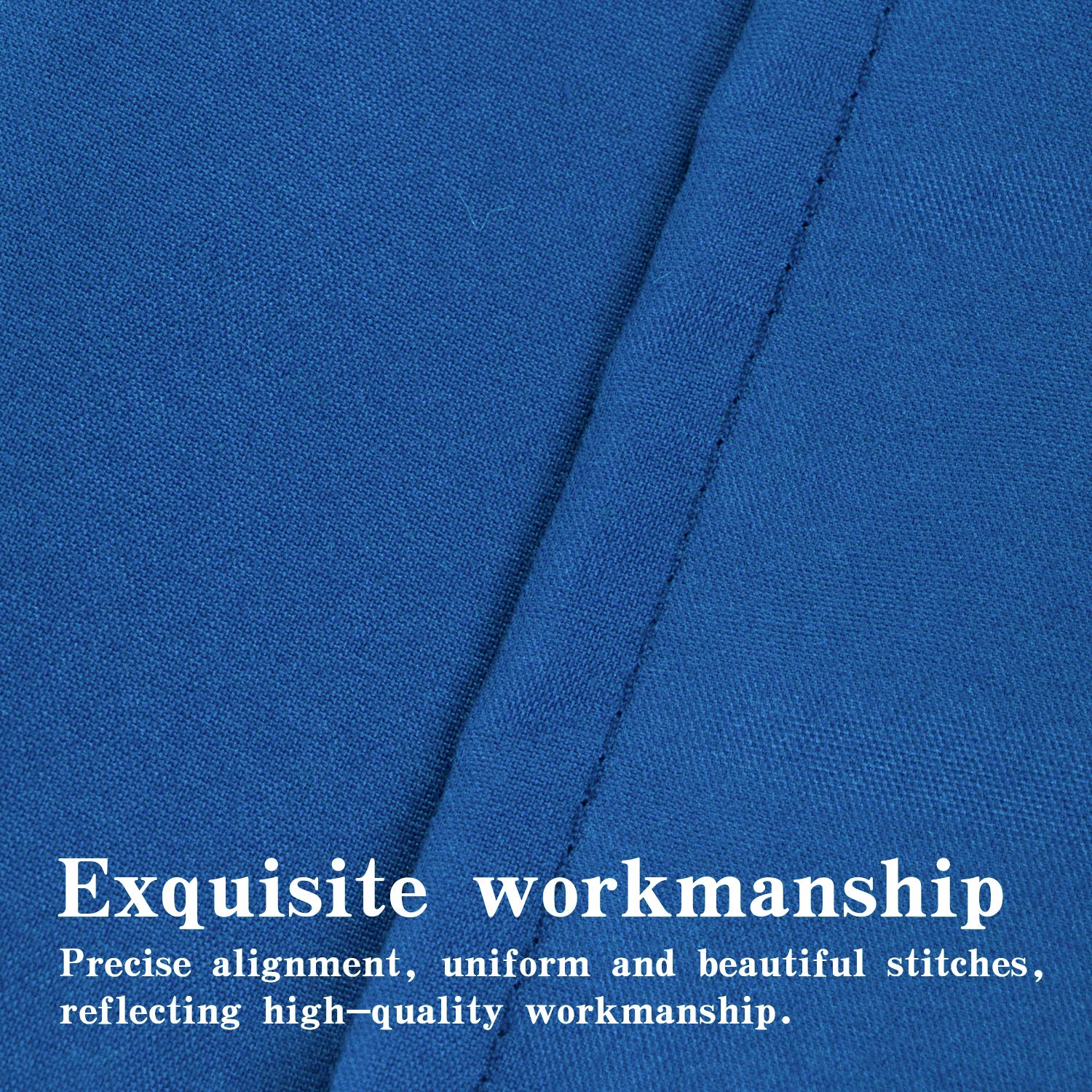 Ntbay 100% Brushed Microfiber 26X26 Euro Pillow Shams Set Of 2, Super Soft And Cozy European Throw Pillow Covers, Wrinkle, Fade, Stain Resistant Square Pillow Cases, Royal Blue