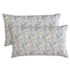 Elegant Comfort Ultra Soft Set Of 2 Floral Print Pillowcases - 1500 Premium Hotel Quality Microfiber, Soft And Smooth Envelope Closure 2-Piece Pillow Covers - King, Paisley Teal