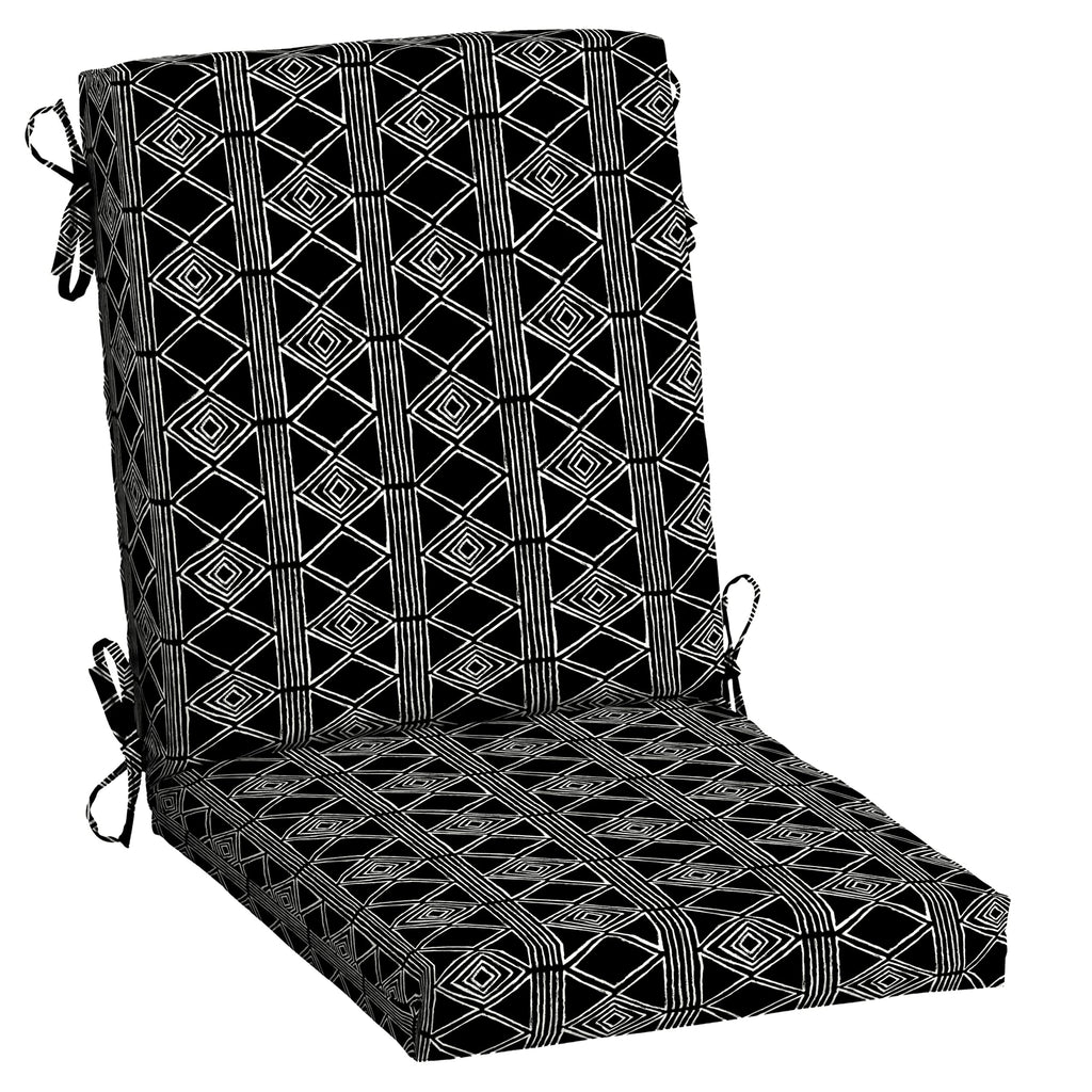 Arden Selections Outdoor Dining Chair Cushion 20 X 20, Rain-Proof, Fade Resistant 20 X 20, Stone Grey Leala