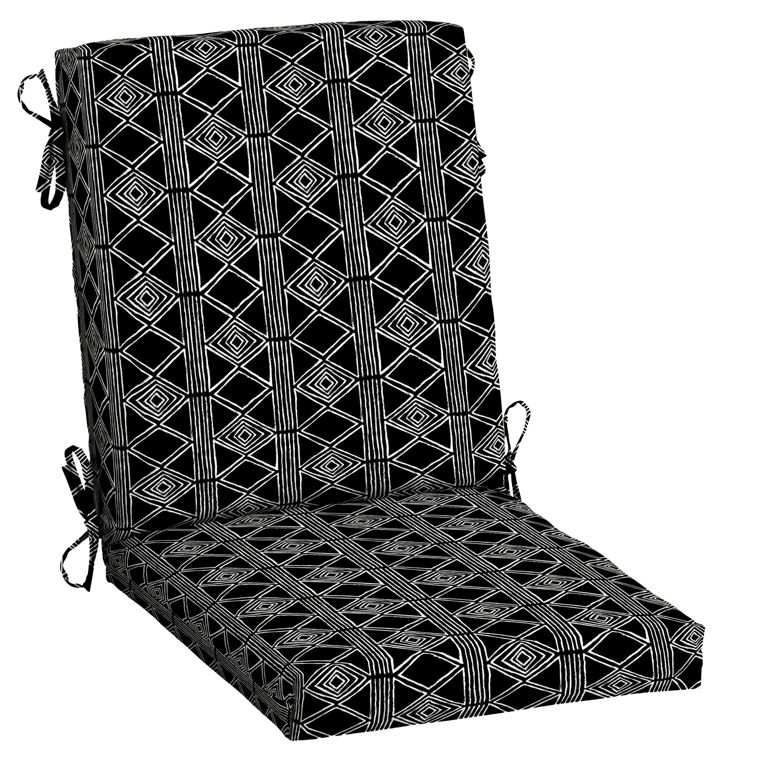 Arden Selections Outdoor Dining Chair Cushion 20 X 20, Rain-Proof, Fade Resistant 20 X 20, Stone Grey Leala