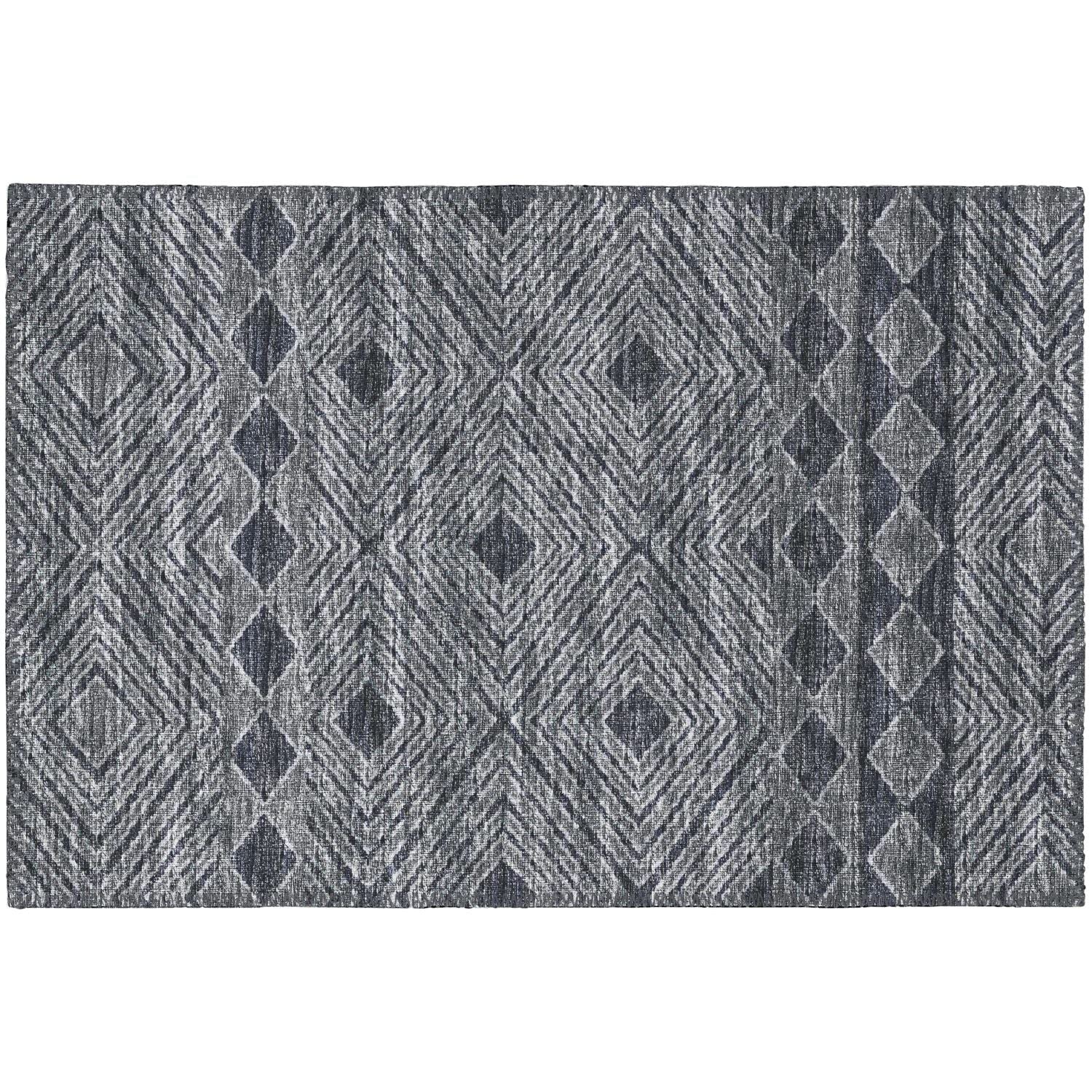 Sedona Sn1 Black Transitional Rug Rectangle 9' X 12'