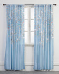 Maison d' Hermine Curtain 100% Cotton 50''x124'' Curtains 2 Panel Easy Hanging with a Rod Pocket & Loop for Kitchen, Bedrooms & 