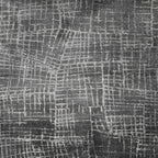HomeRoots 3'X5' Grey Machine Woven Abstract Scratch Indoor Area Rug