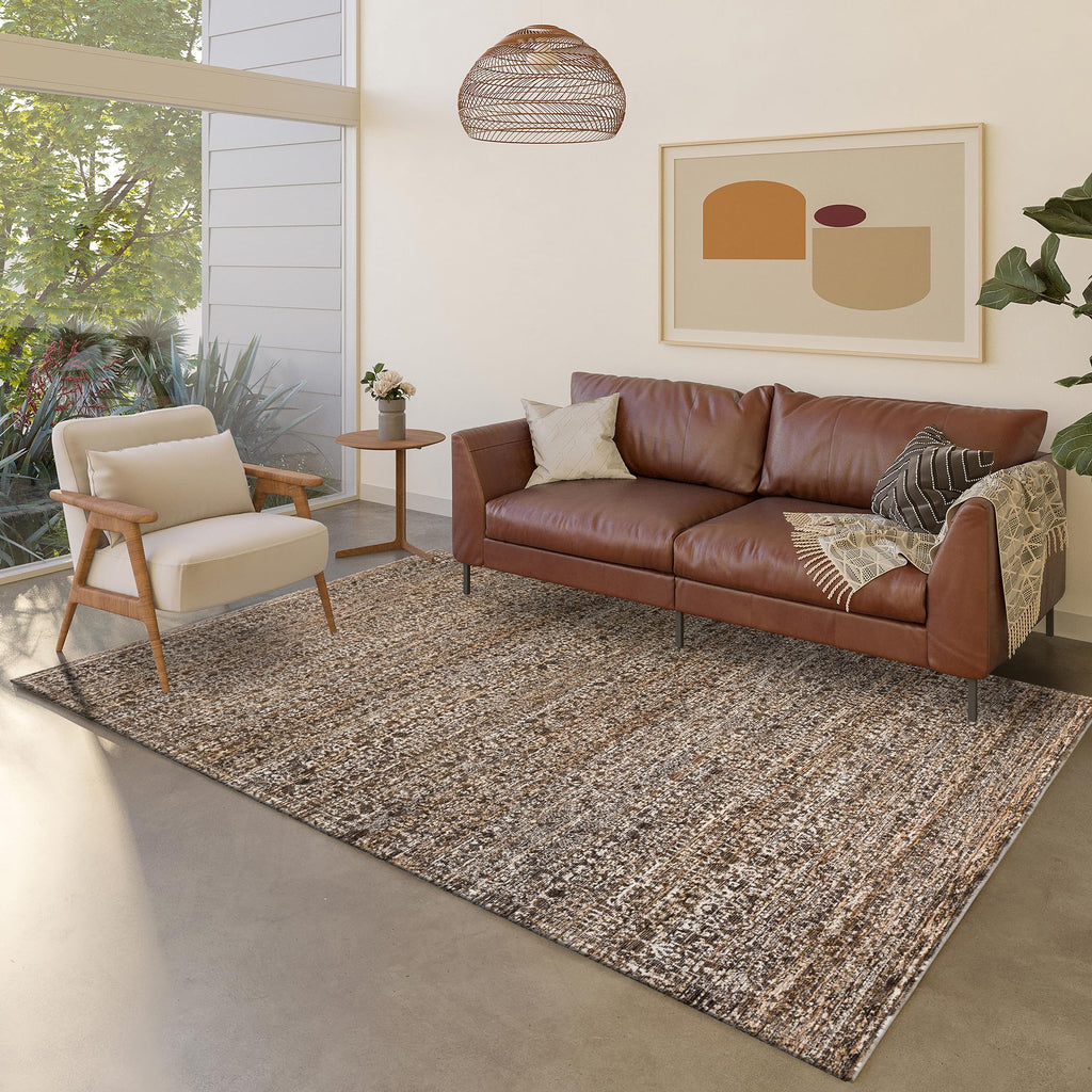 Dalyn Rugs Yarra Ya2 Brown 3' X 5' Rectangle Soft Area Rug, Easy Clean, Non Shedding, Bedroom, Entry, Living Room, Dining Room,