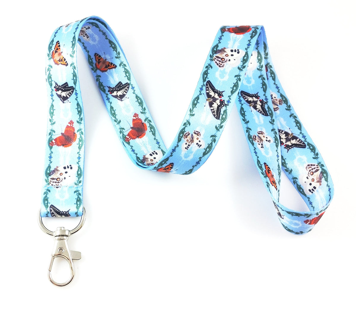 Butterfly Lanyard Key Chain Id Badge Holder (Butterflies)