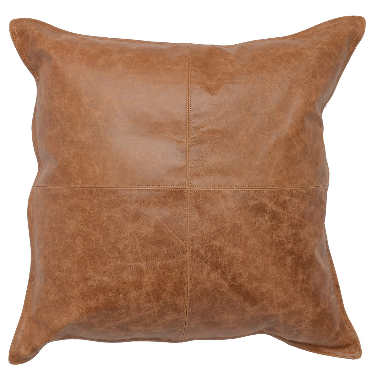 Kosas Home Cheyenne Accent Pillow, 22x22, Chestnut Brown