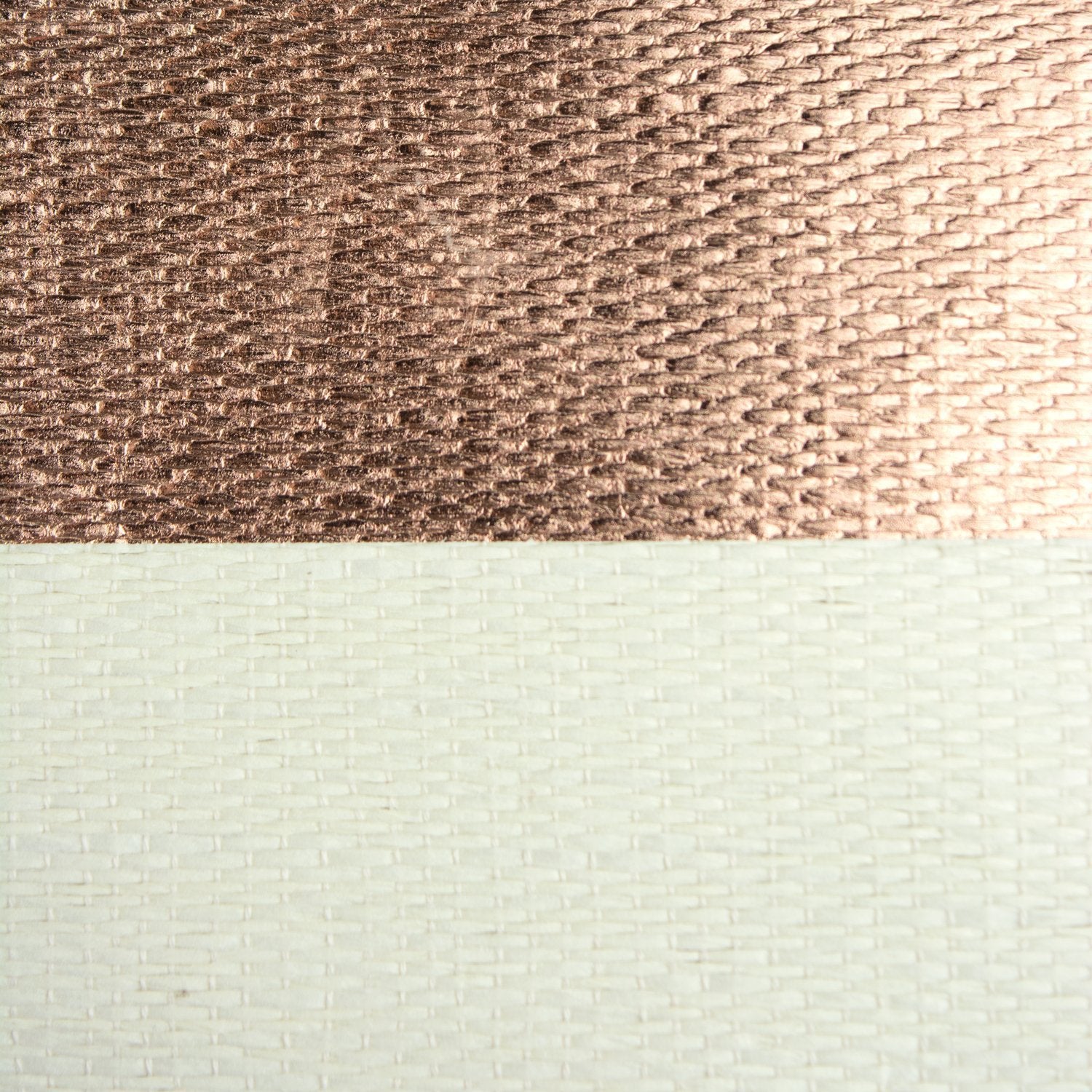 Dii Collapsible Laundry Hamper/Storage Basket, Stripe Woven Paper, Copper Stripe, Small