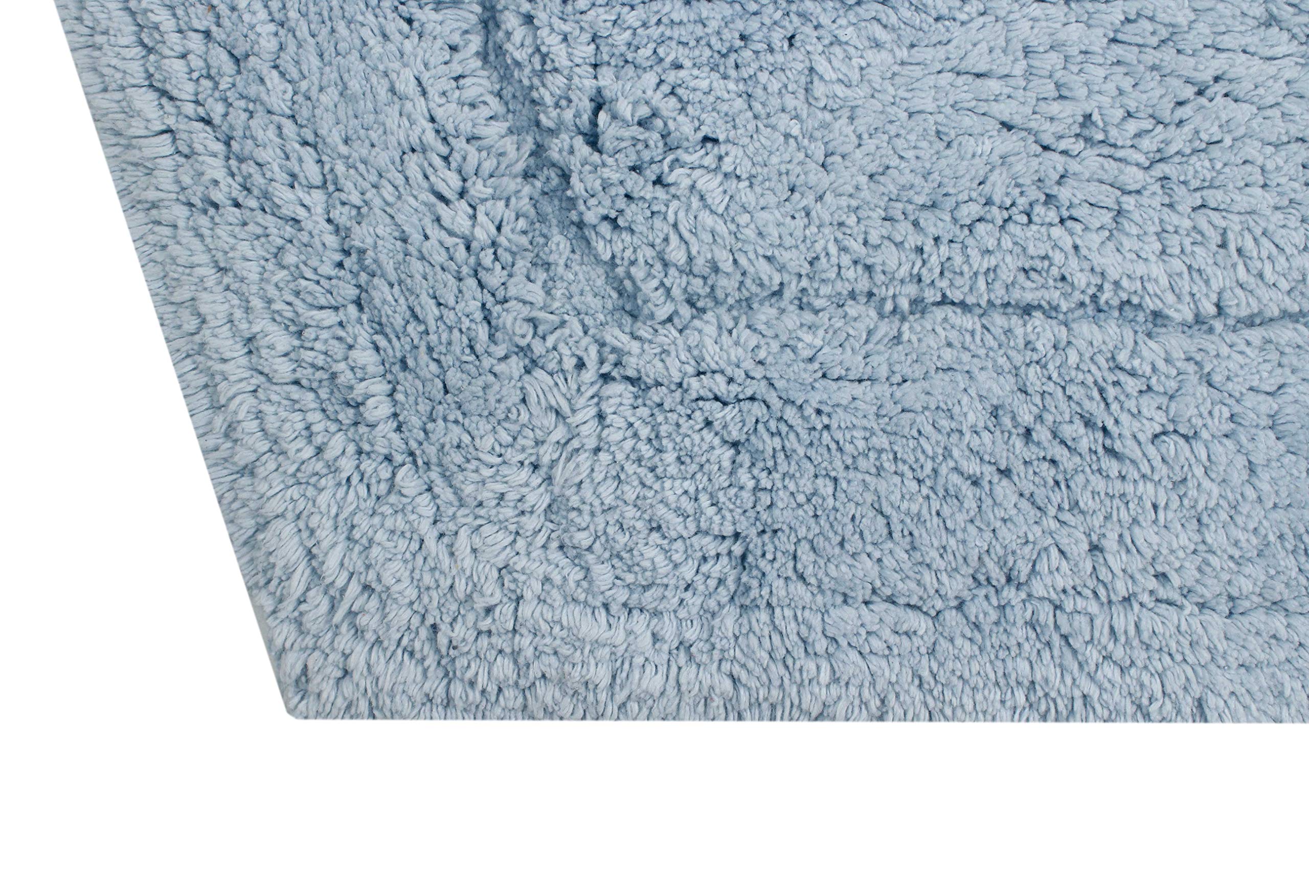 Home Weavers Waterford Collection 100% Cotton Tufted Bath Rug, Extra Soft And Absorbent Bath Rugs, Non-Slip Plush Bath Carpet, M