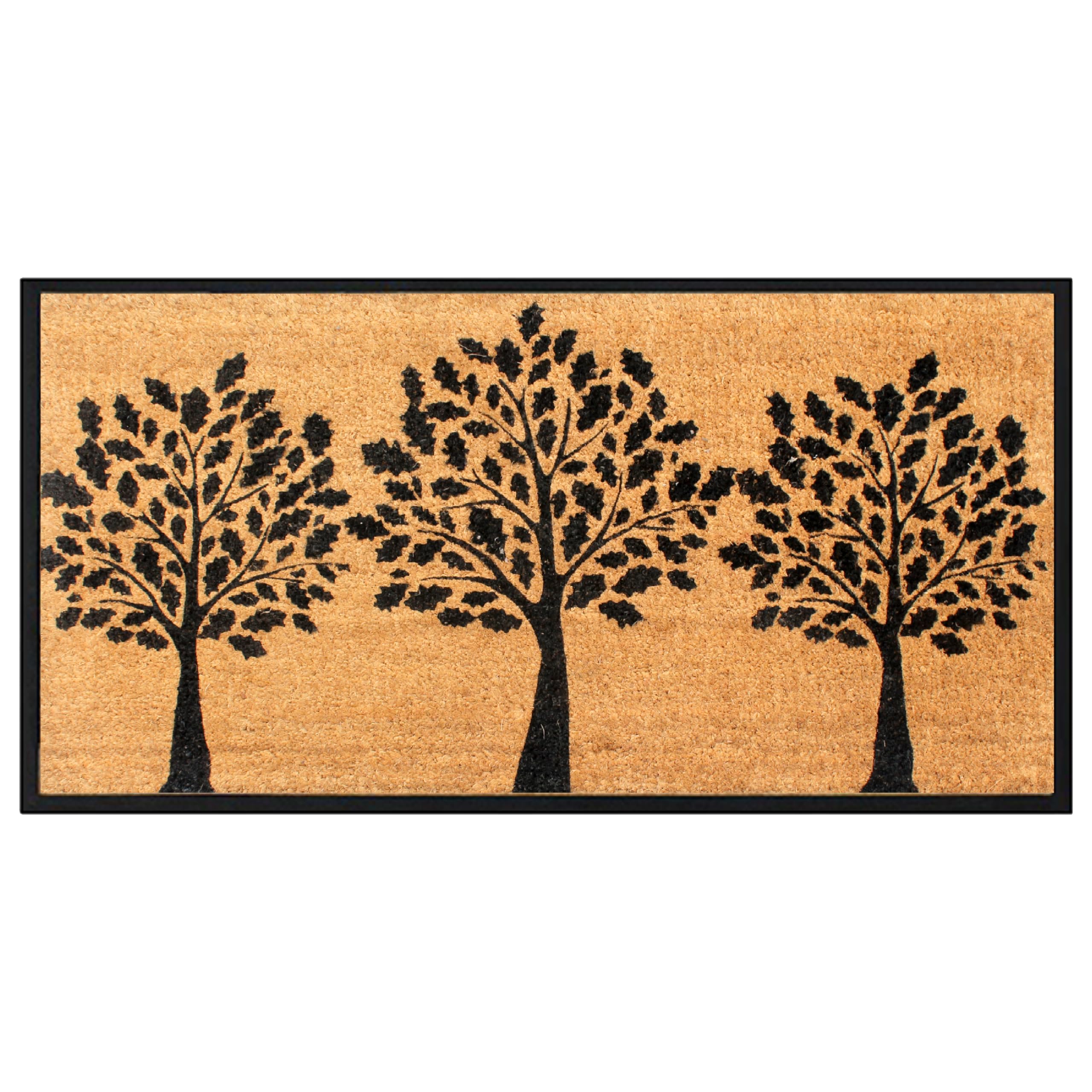 A1 Home Collections Entrance Door Mats, 24    X 48   , Durable Large Doormat, Non-Slip Welcome Doormat, Rubber Backed Thin-Profi