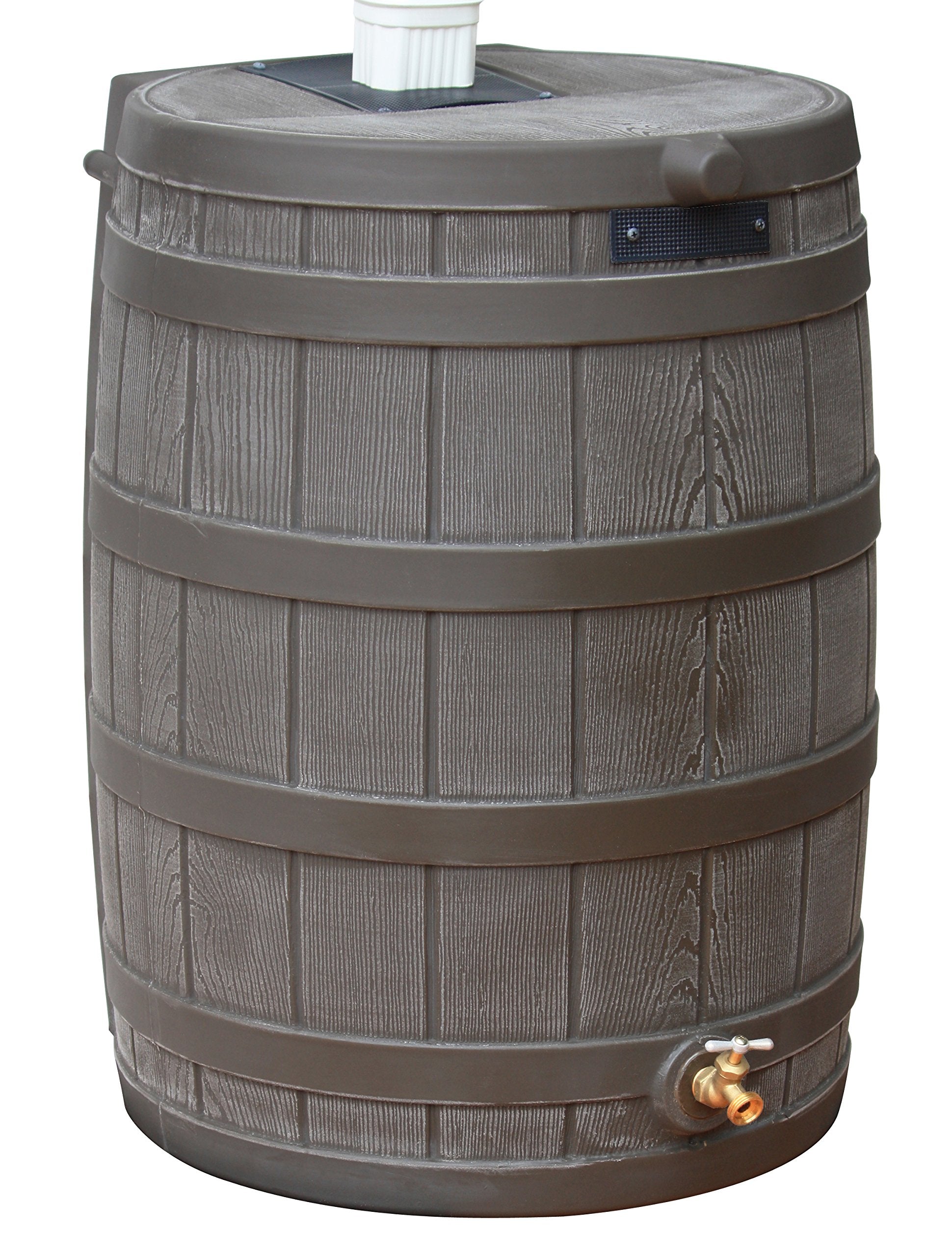 Rain Wizard 50 Gallon Rain Barrel - Oak