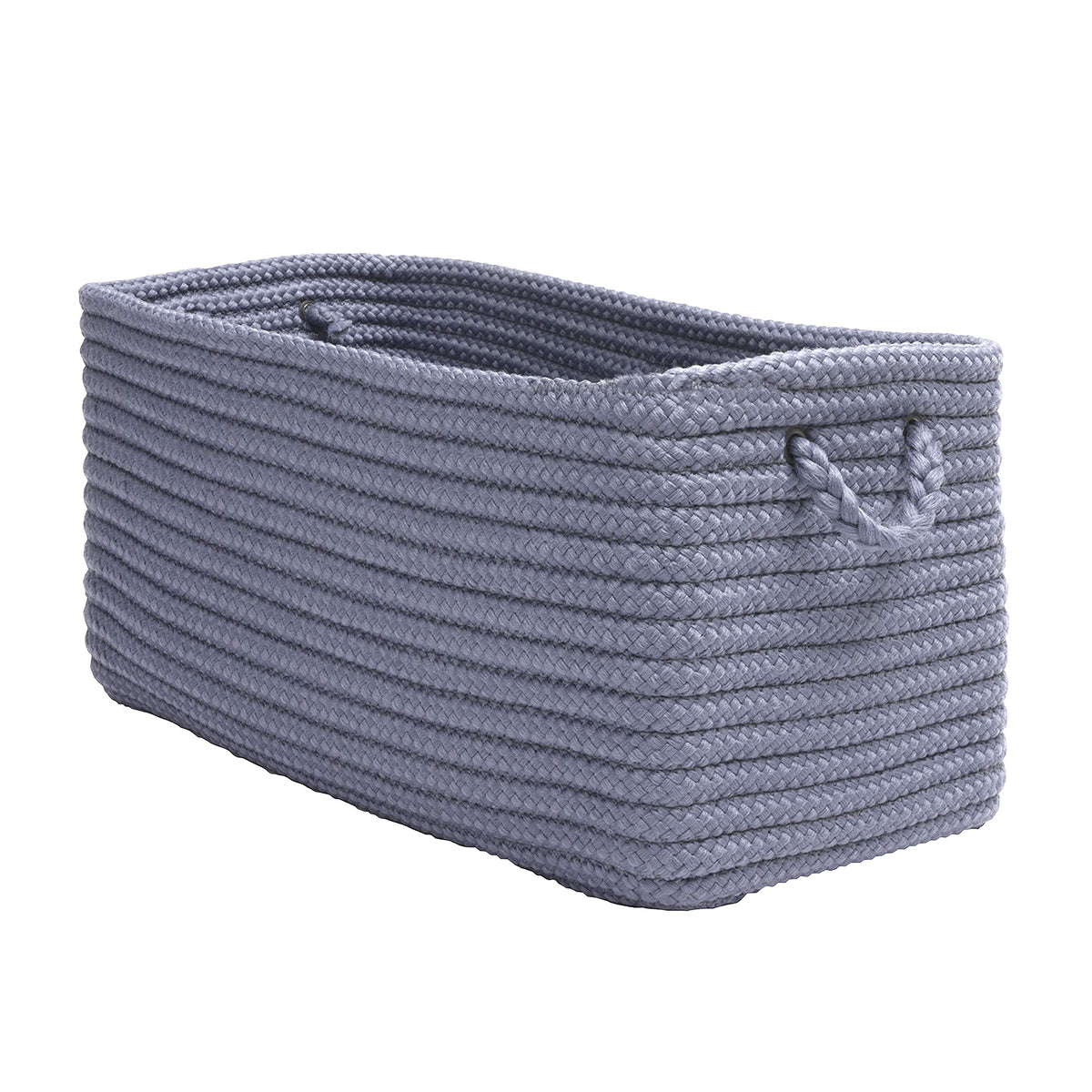 Colonial Mills Modern Farmhouse Home Basket, 16&quot;X8&quot;X10&quot;, Shadow Plum