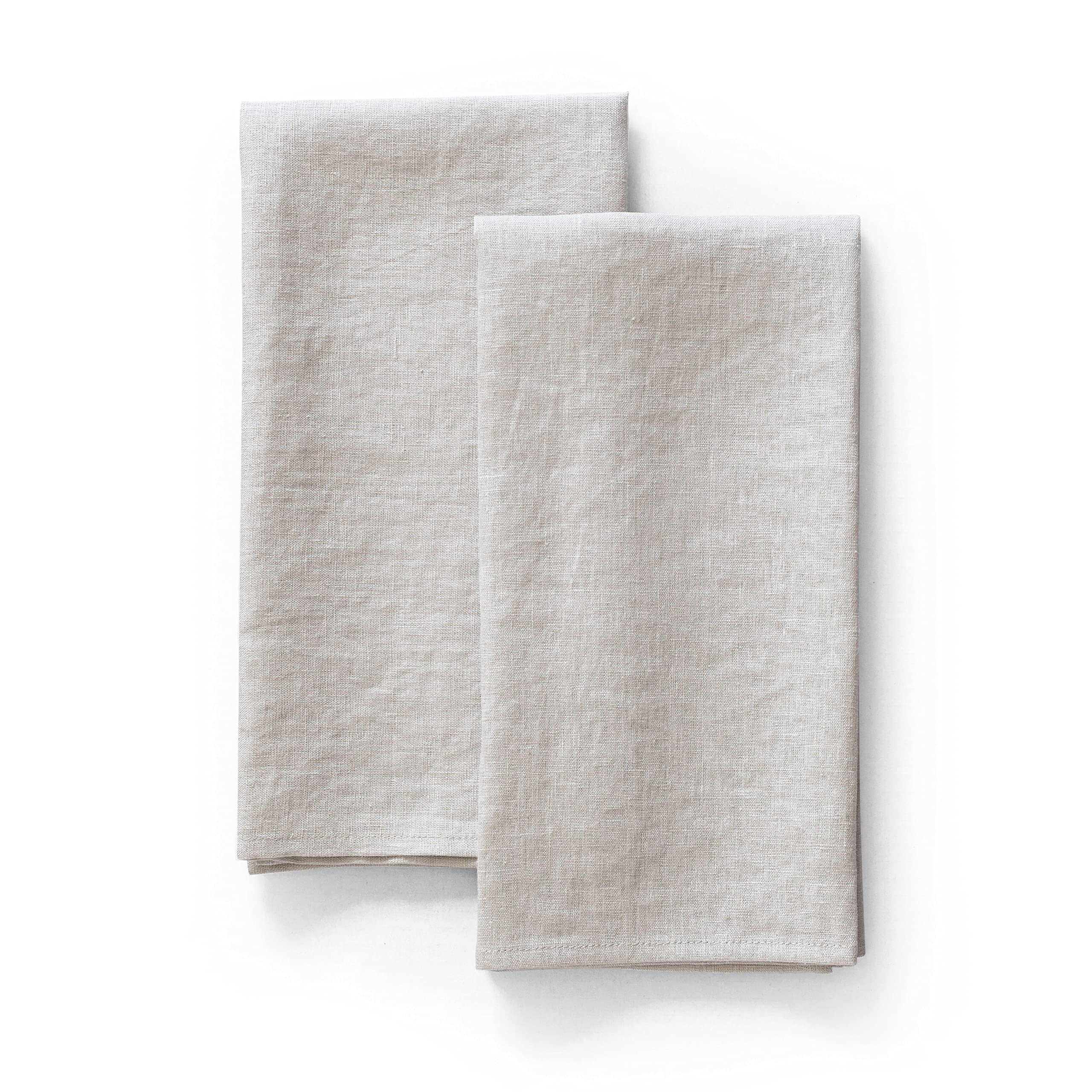 LK PureLife 100% Pure Flax Linen Kitchen Towels-20x27 Inch-Stonewashed Flax Linen-Extra Soft Quick Dry for Tea Towels Dish Towel